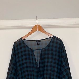 Torrid Shear plaid shirt